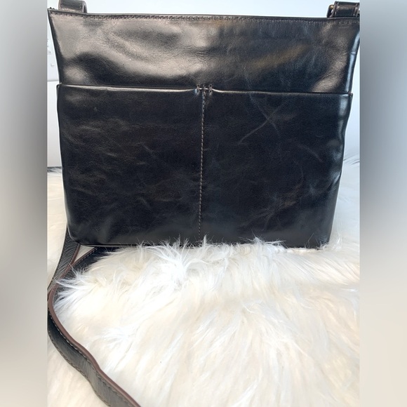 Margot New York Black Leather Crossbody Bag - Picture 9 of 12